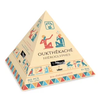 Vilac - Memóriajáték - Oukthêkaché hieroglifákkal - JátékManufaktúra