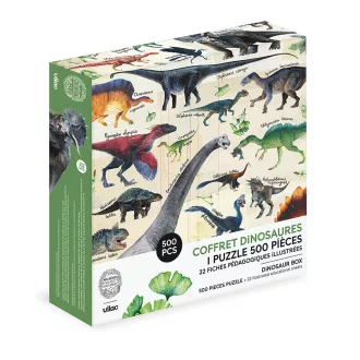 Vilac Nagy dinoszaurusz puzzle - 500 db-os - JátékManufaktúra