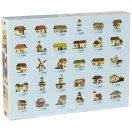 Walachia - Ragasztható fa makett: Szélmalom - JátékManufaktúra