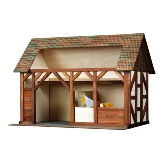 Walachia - Ragasztható fa makett: Istálló - JátékManufaktúra