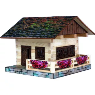 Walachia - Ragasztható fa makett: Alpesi ház - JátékManufaktúra