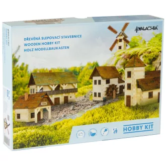 Walachia - Ragasztható fa makett: Alpesi ház - JátékManufaktúra