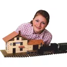 Walachia - Ragasztható fa makett: Vasútállomás - JátékManufaktúra