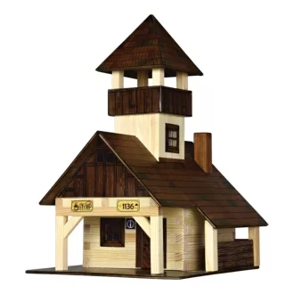 Walachia - Ragasztható fa makett: Turistaház - JátékManufaktúra