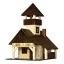 Walachia - Ragasztható fa makett: Turistaház - JátékManufaktúra