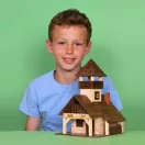 Walachia - Ragasztható fa makett: Turistaház - JátékManufaktúra