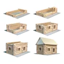 Walachia - Vario fa építőjáték (72 db) - JátékManufaktúra