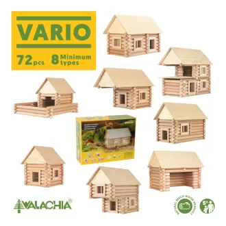 Walachia - Vario fa építőjáték (72 db) - JátékManufaktúra