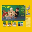 Walachia - Vario Fort fa építőjáték (194 db) - JátékManufaktúra