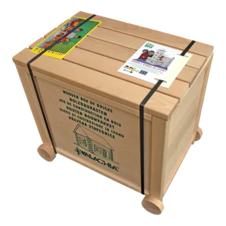 Walachia - Fa építőjáték Vario Box 450 db - JátékManufaktúra