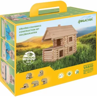 Walachia - Fa építőjáték Vario Massive mini 91 db - JátékManufaktúra
