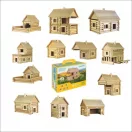 Walachia - Fa építőjáték Vario Massive mini 91 db - JátékManufaktúra