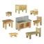 Walachia - Ragasztható fa makett: Bútorok - JátékManufaktúra