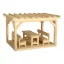 Walachia - Ragasztható fa makett: Pergola - JátékManufaktúra