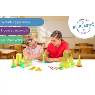 Wissner - Geometriai testek készlet 38 db - JátékManufaktúra