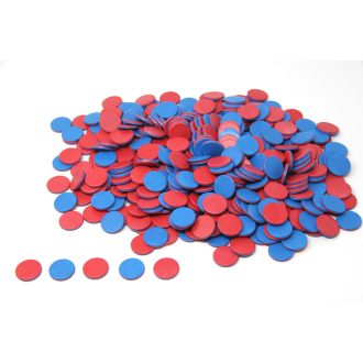 Wissner - Piros és kék zsetonok, 400 db - JátékManufaktúra