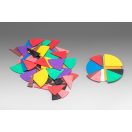 Wissner - Körszelet készlet törtfogalmak tanításához, 71 db - JátékManufaktúra