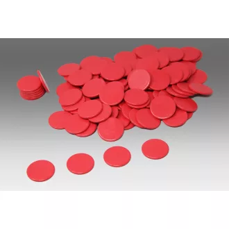 Wissner - Piros zsetonok, 100 db - JátékManufaktúra