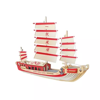 Woodcraft Drevené 3D puzzle Japonská plachetnica