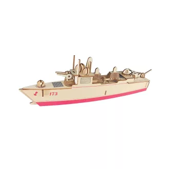 Woodcraft Drevené 3D puzzle Torpédoborec 052D