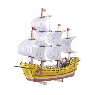 Woodcraft Drevené 3D puzzle Obchodná loď