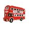Woodcraft Drevené 3D puzzle Doubledecker