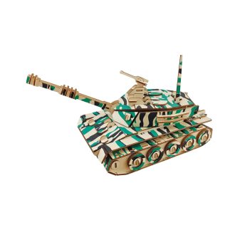 Woodcraft DrevenÃ© 3D puzzle VeÄ¾kÃ½ tank