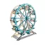 Woodcraft Drevené 3D puzzle Ruské koleso tyrkysové