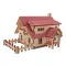 Woodcraft Drevené 3D puzzle Ranč