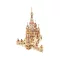 Woodcraft Drevené 3D puzzle Chrám Vasila Blaženého prírodný