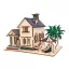 Woodcraft Drevené 3D puzzle Dom na pláži