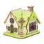 Woodcraft Drevené 3D puzzle Dom Ellie