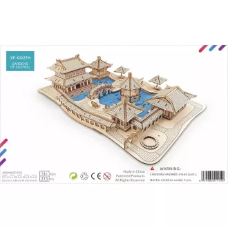Woodcraft Drevené 3D puzzle Záhrady Suzhou