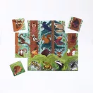Kerekerdő népe - Erdők élővilága - Memória játék és puzzle