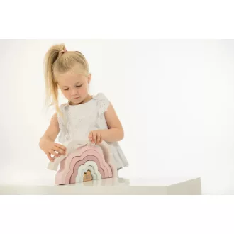 Label Label Montessori felhő - rózsaszín