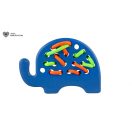 Lupo/Lobito Elefánt fűzős fajáték, kék