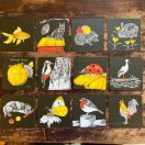 Színes kontraszt kártyák babáknak