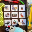 Napközben - rutin kártyák és képes heti tervező