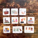 Napközben - rutin kártyák és képes heti tervező