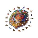 Wooden City fából készült puzzle Oroszlán