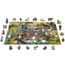 Wooden City fából készült puzzle Vidéki út