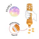 Marok filc készlet 4 gyöngyház színben - Pontozó színezés - Large dot markers