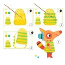 Művészeti műhely, festés - A róka család, bábok - The fox family