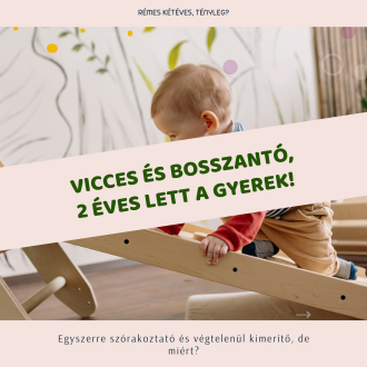 Egyszerre nagyon vicces és iszonyat bosszantó - avagy kétéves lett a gyerekem